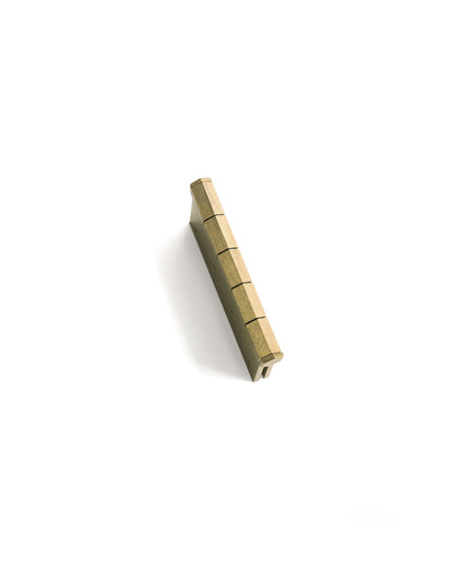 Matureware Brass Flat Hinge Large closed