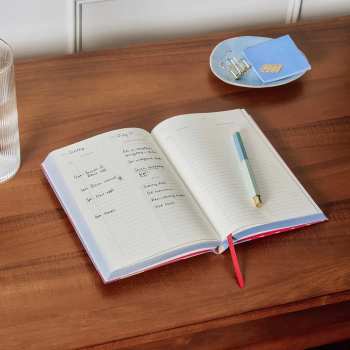Floral Page a Day Planner