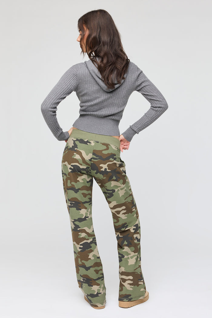 French Terry Wide Leg Sweatpant