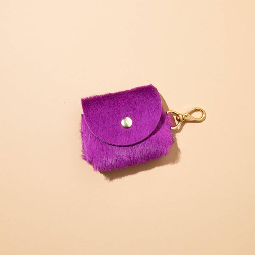 Fuchsia Hair on Hide Airpod Case