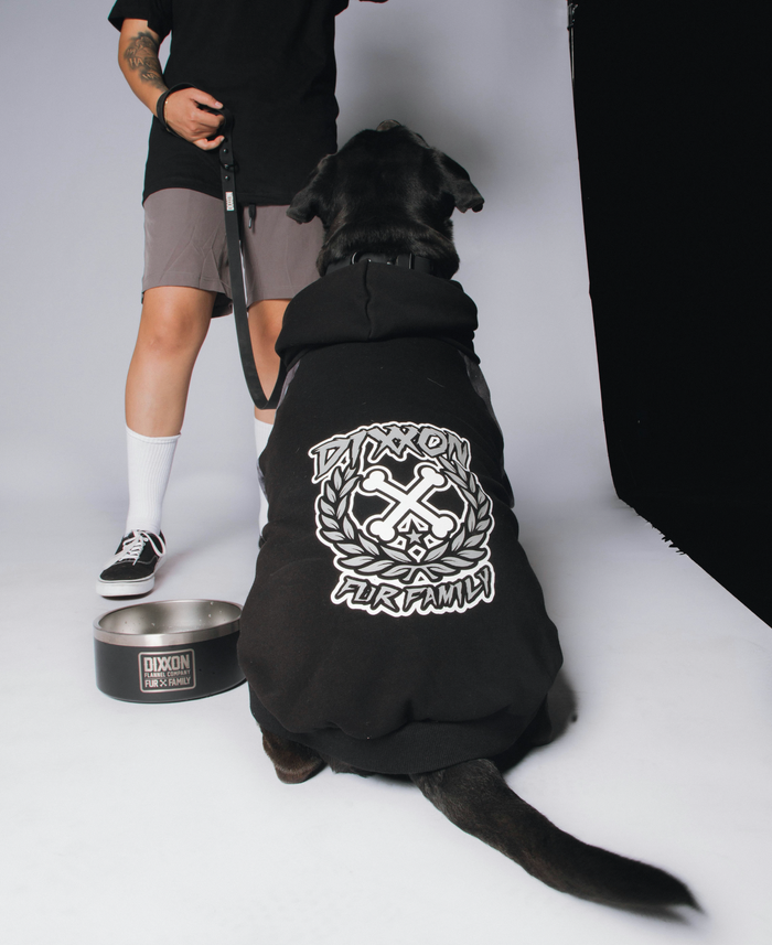 Fur Family Dog Hoodie -  Black Camo