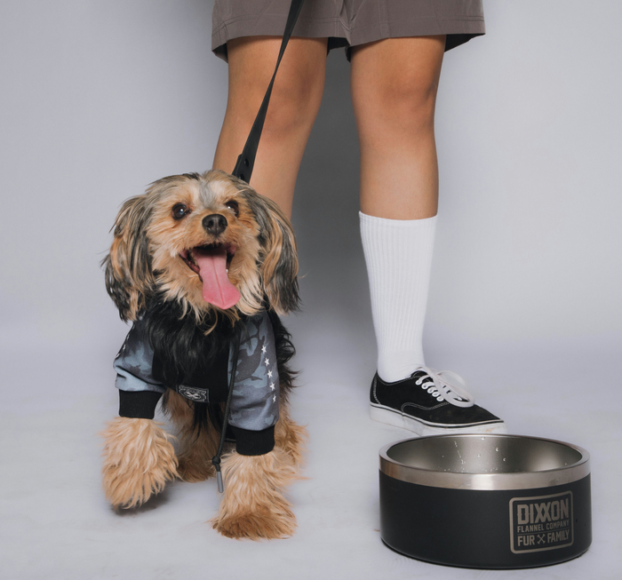 Fur Family Dog Hoodie -  Black Camo