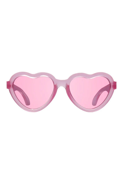 Fuschia Haze Heart Pink Sunglasses