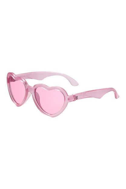 Fuschia Haze Heart Pink Sunglasses