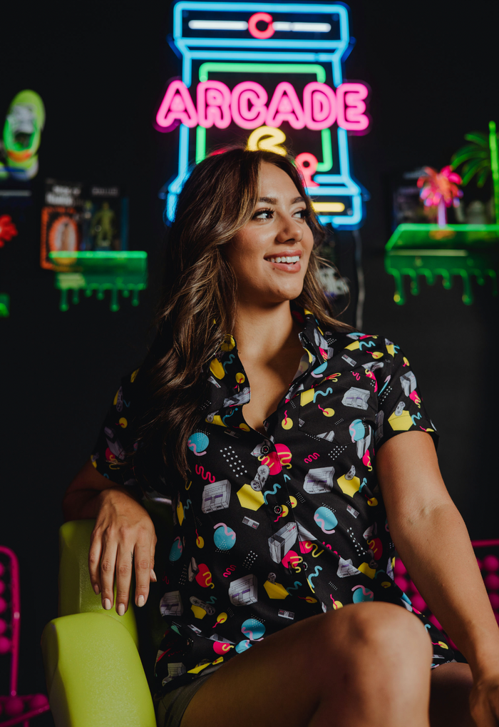 Gamer Women's Short Sleeve Party Shirt