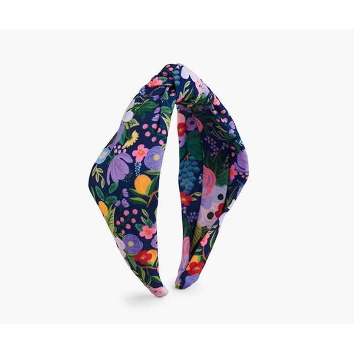 Garden Party Violet Knotted Headband
