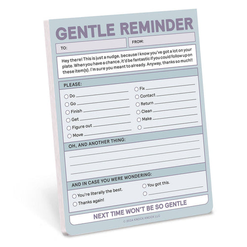 Gentle Reminder Nifty Note