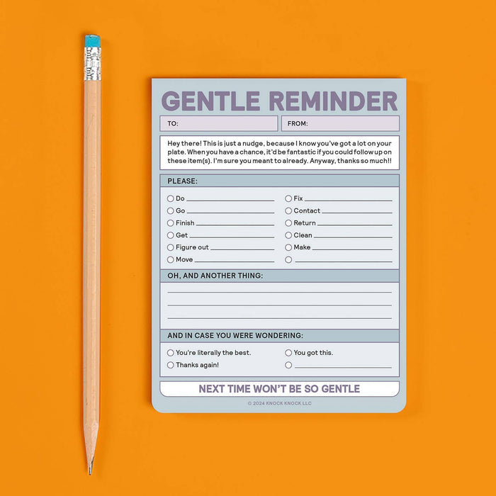 Gentle Reminder Nifty Note