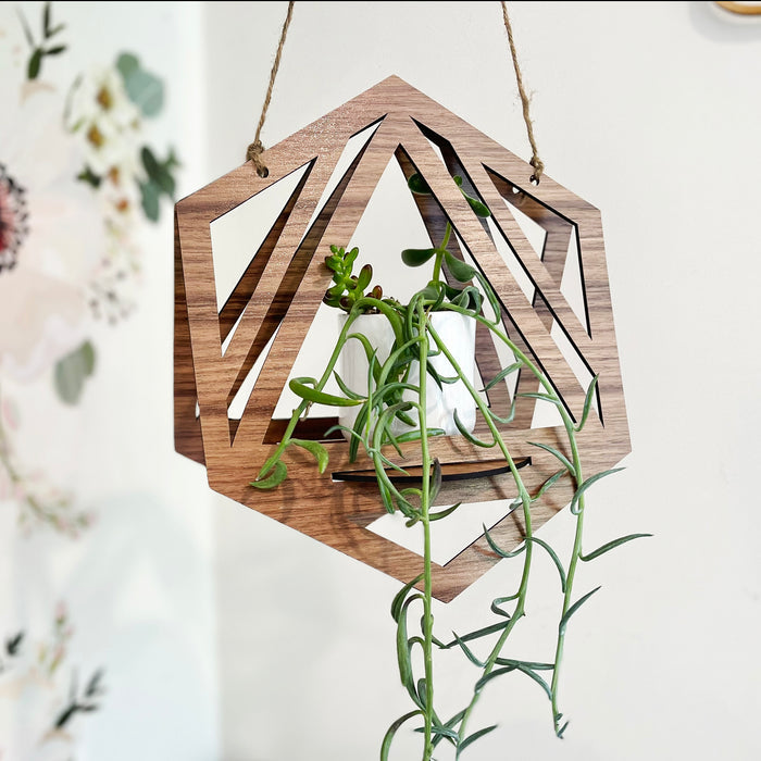 Geometric Hanging Planter