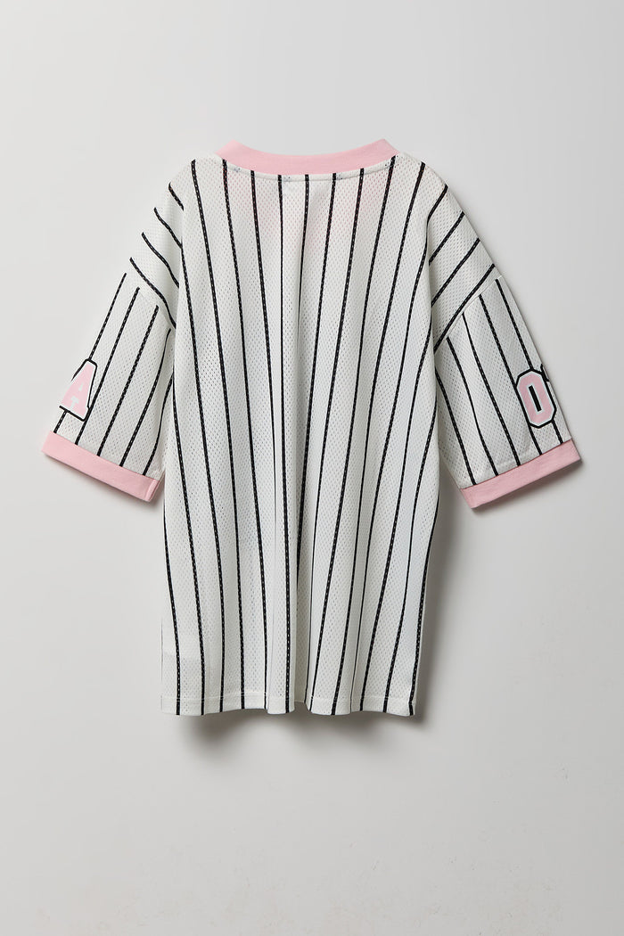 Girls City Graphic Mesh Jersey