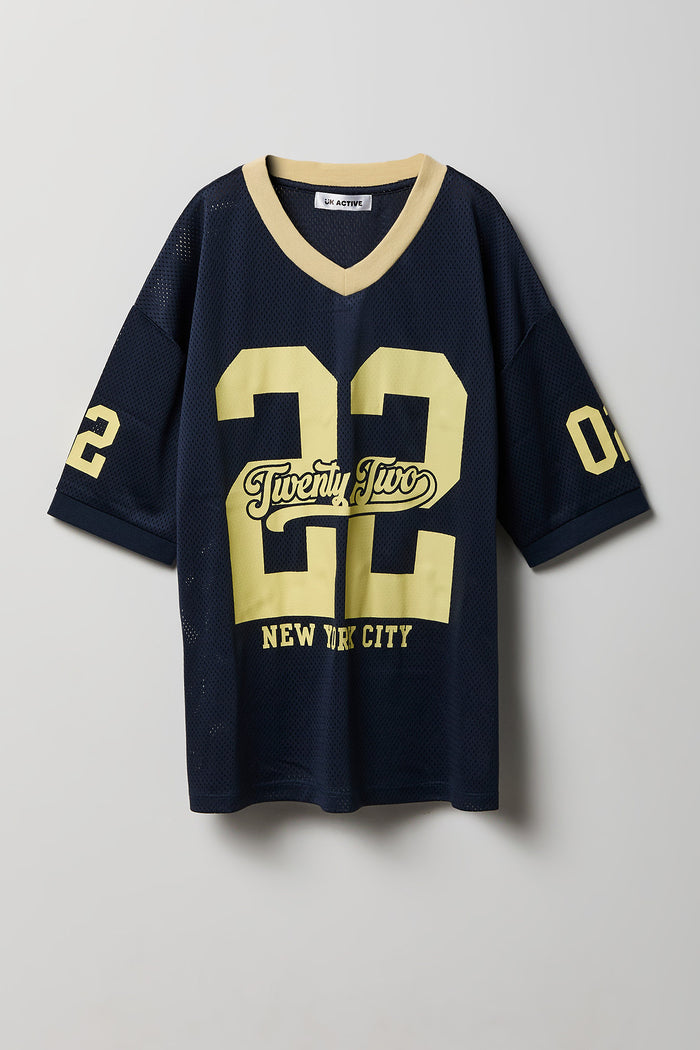 Girls City Graphic Mesh Jersey