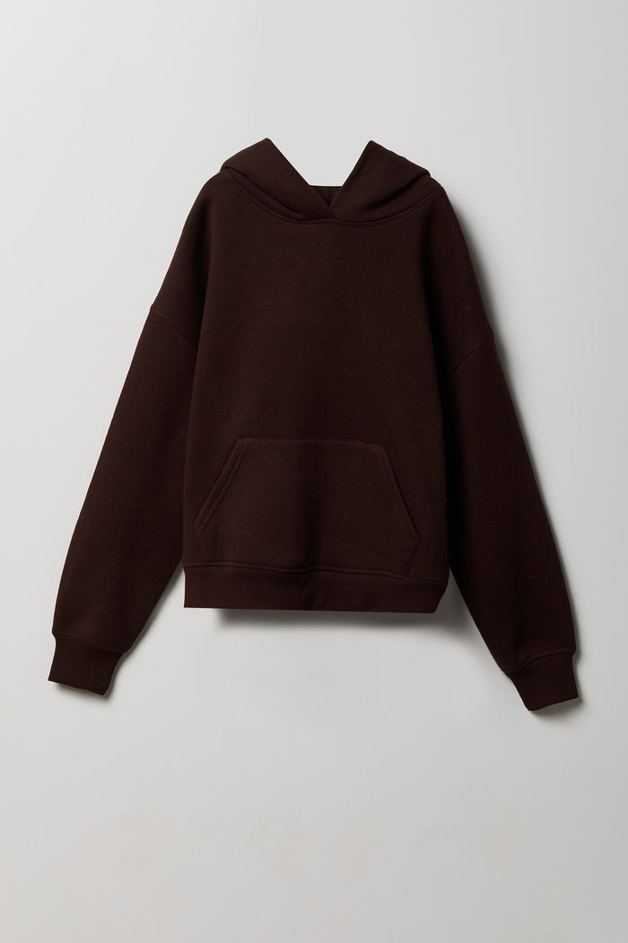 Girls Luxe Fleece Boxy Hoodie