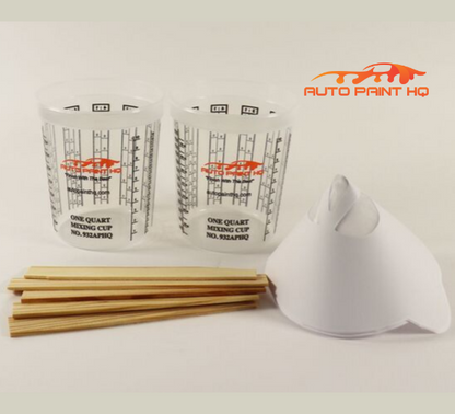 GM WA9794 Bright Teal Basecoat Clearcoat Quart Complete Paint Kit