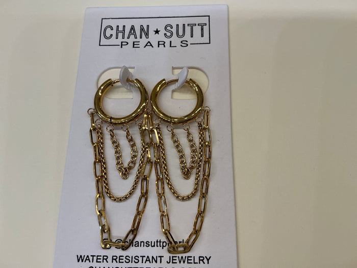 GOLD MILO EARRINGS
