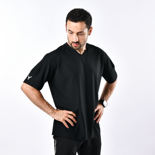 Gold Standard Mesh Oversized Tee - IRONGEAR Fitness