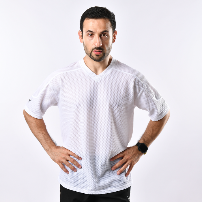 Gold Standard Mesh Oversized Tee - IRONGEAR Fitness