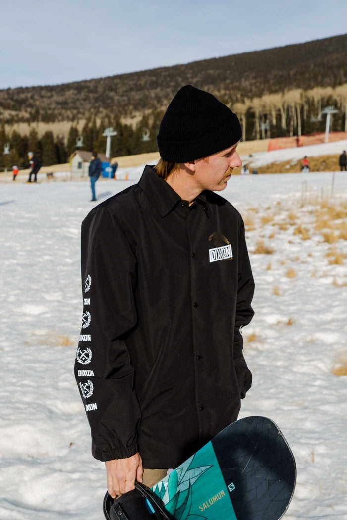 Golden Eagle Coaches Jacket - White & Gold / Black