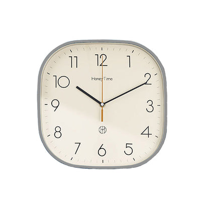 Gray Square Wall Clock