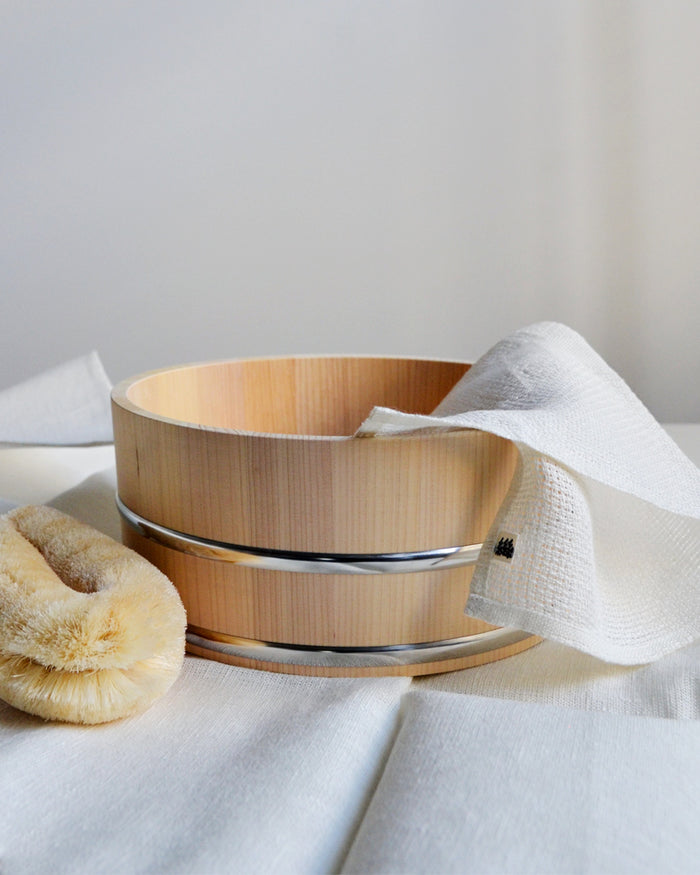 Hinoki Stainless Steel Bath Bucket