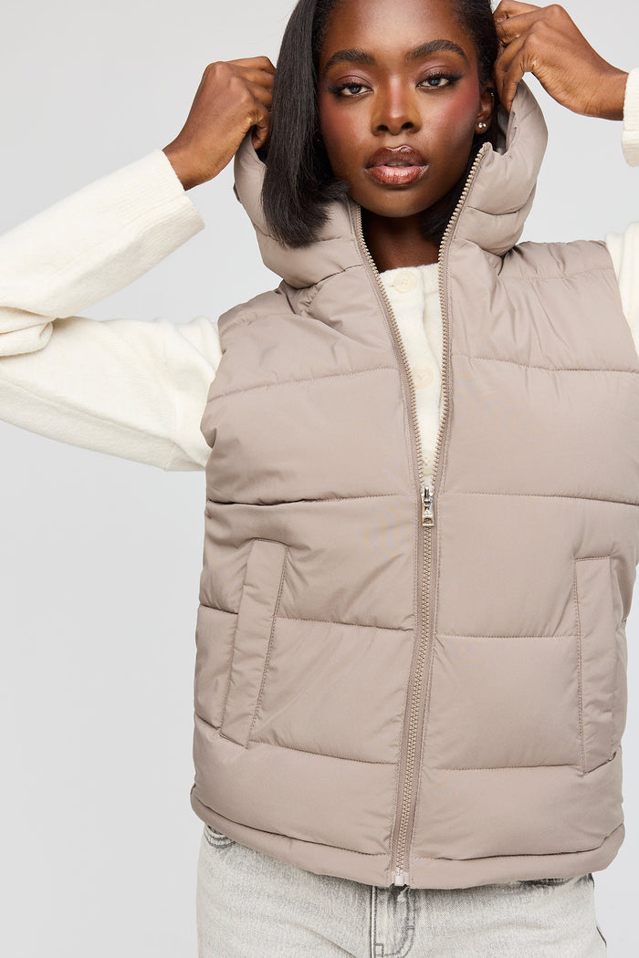 Hooded Puffer Vest