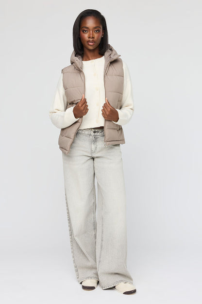 Hooded Puffer Vest