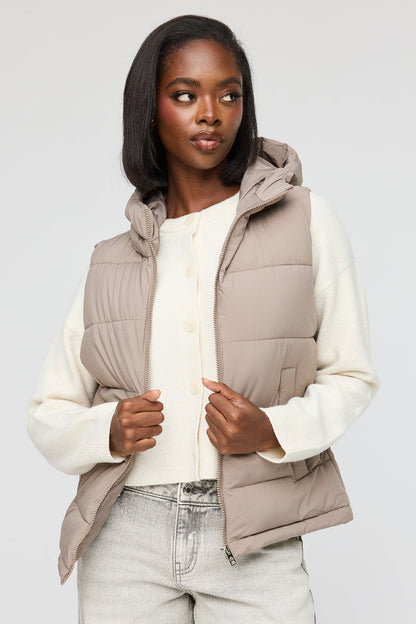 Hooded Puffer Vest