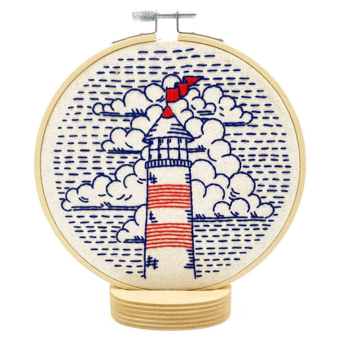Hook, Line & Tinker | Lighthouse Complete Embroidery Kit
