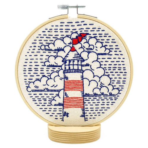 Hook, Line & Tinker | Lighthouse Complete Embroidery Kit