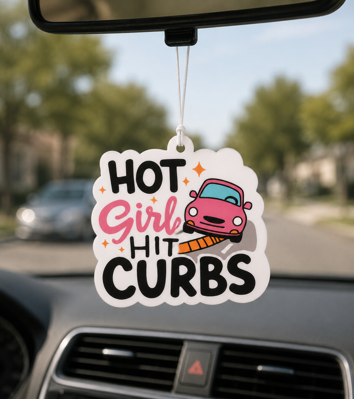 Hot Girl Hit Curbs Air Freshener