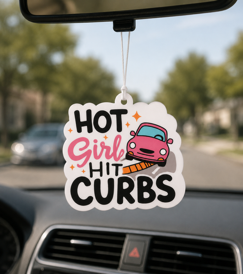 Hot Girl Hit Curbs Air Freshener