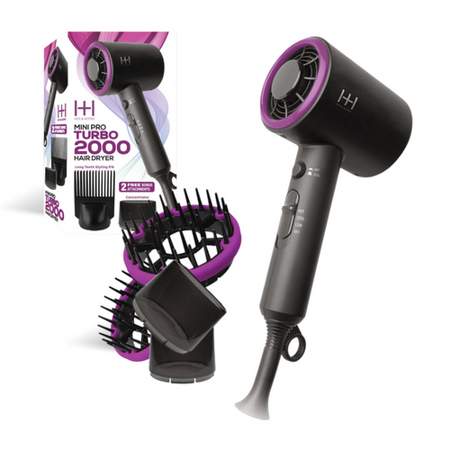 Hot & Hotter MiniPro Turbo 2000 Hair Dryer