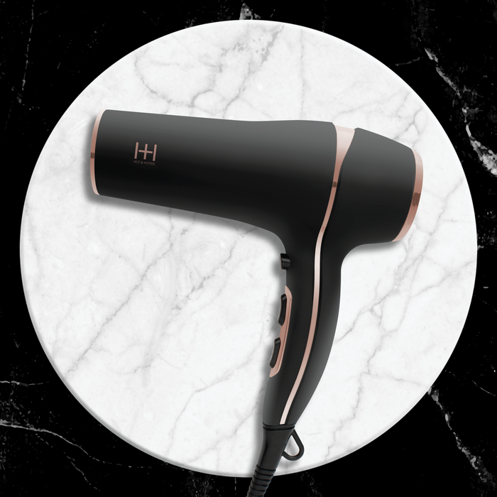 Hot & Hotter Titanium Turbo 3000 Hair Dryer, 1 Count, Black