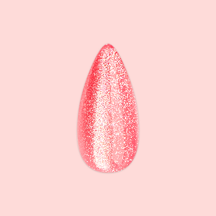 Hot Strawberry Velvet - Press On | Medium | Stiletto