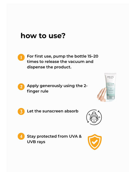Hues For Him SunSkip Sunscreen SPF 50 PA++++ (50ml)