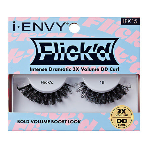 i Envy Flick'd Intense Dramatic 3X DD Curl Eyelashes