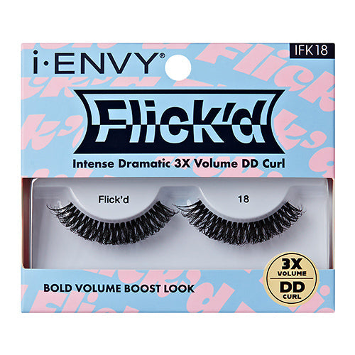 i Envy Flick'd Intense Dramatic 3X DD Curl Eyelashes