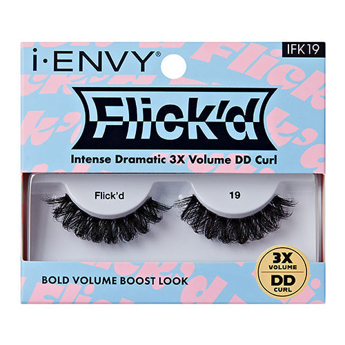 i Envy Flick'd Intense Dramatic 3X DD Curl Eyelashes