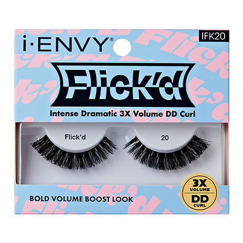 i Envy Flick'd Intense Dramatic 3X DD Curl Eyelashes