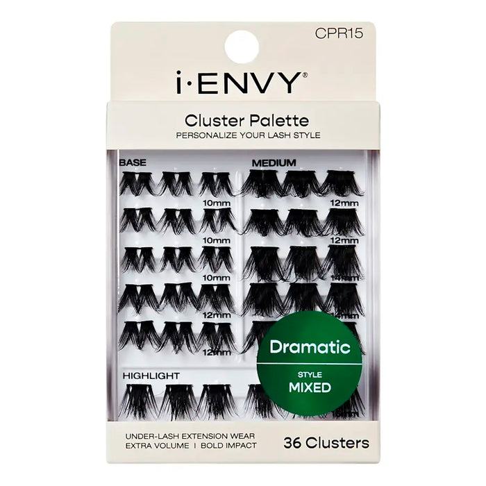 i Envy Personalize Your Lash Style Cluster Palette Dramatic Refill 36pcs
