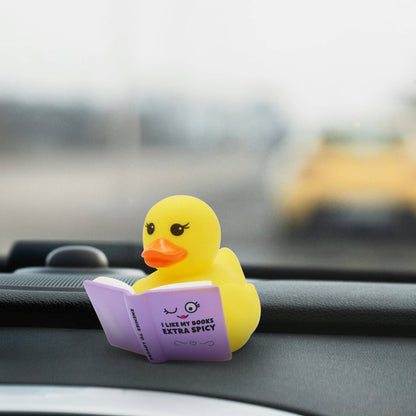 I Like My Books Extra Spicy Rubber Duck