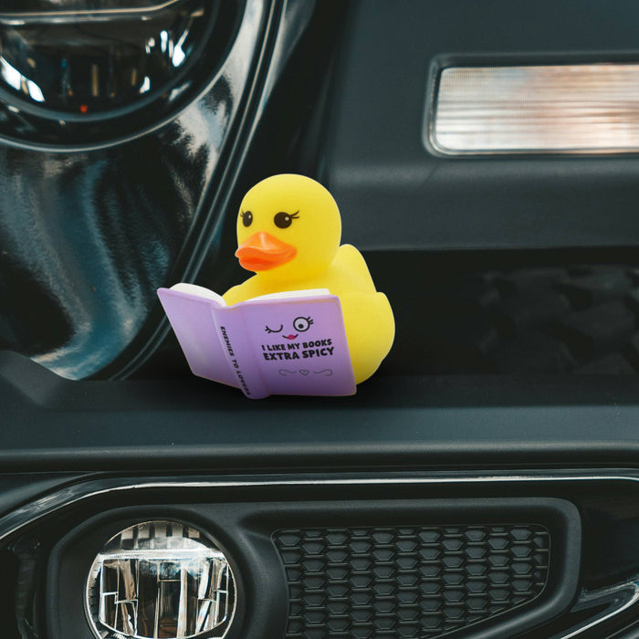 I Like My Books Extra Spicy Rubber Duck