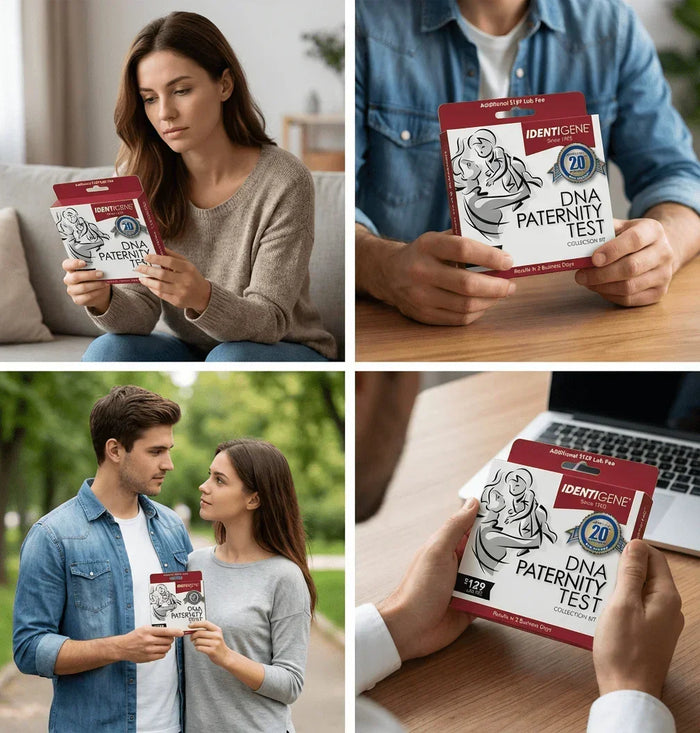 IDENTIGENE Paternity Test – Fast, Accurate At- Home DNA Collection Kit - Happy Bargain Bin