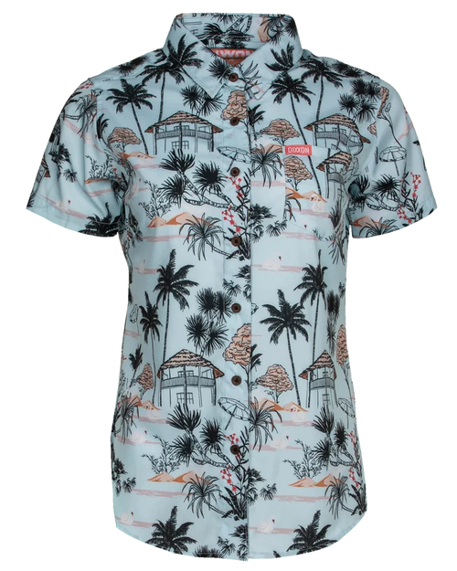 Ikigai Women's Short Sleeve Party Shirt