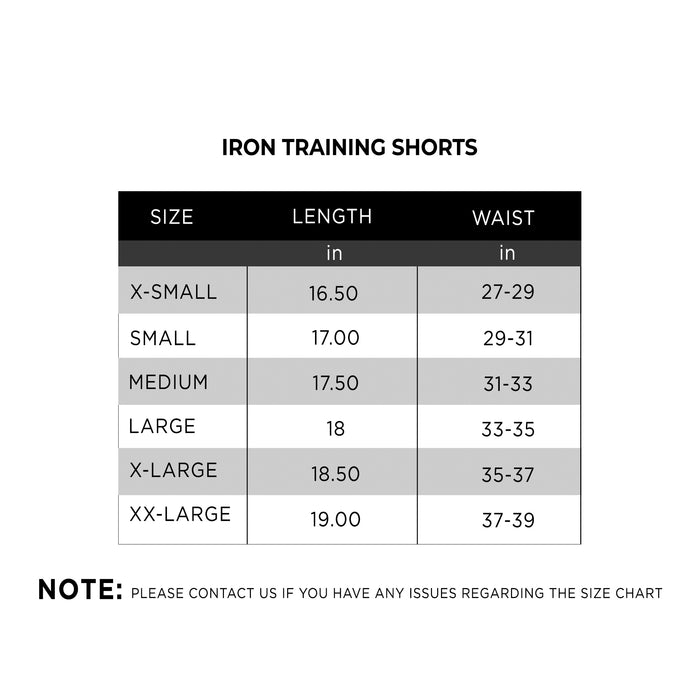 IRON Training Shorts - IRONGEAR Fitness