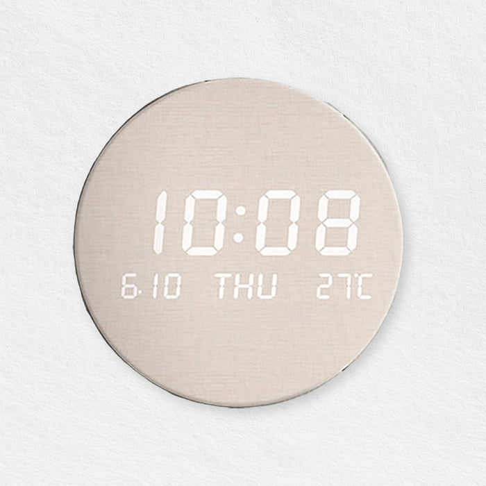 Ivory Wood Wall Clock