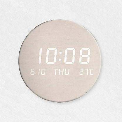 Ivory Wood Wall Clock