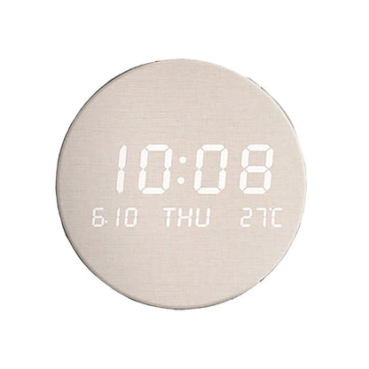 Ivory Wood Wall Clock