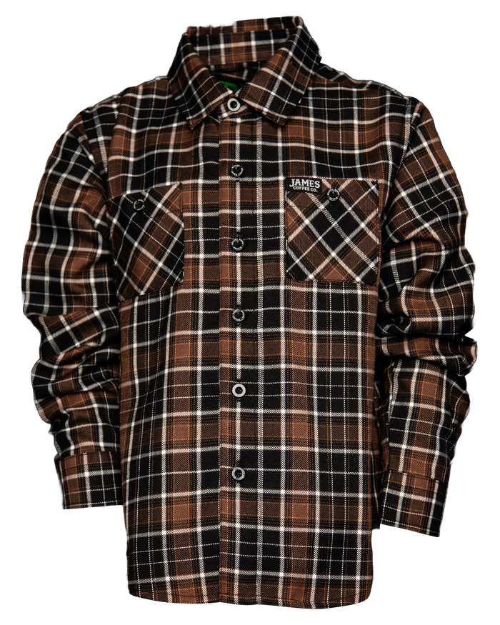 James Coffee Co. Youth Flannel