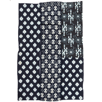 Japanese Indigo Kasuri Ikat 3 Panel Futonji