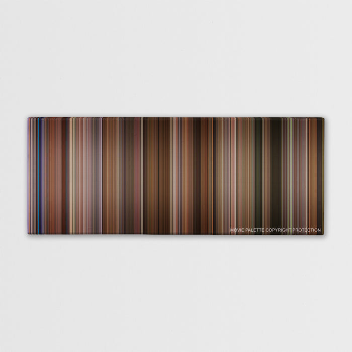 Jerry Maguire color palette canvas print: thousands of thin vertical stripes of color